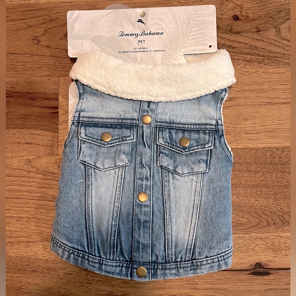 Tommy Bahama Denim Fleece Dog Jacket (S)